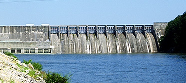 Photo of douglas reservoir and dam